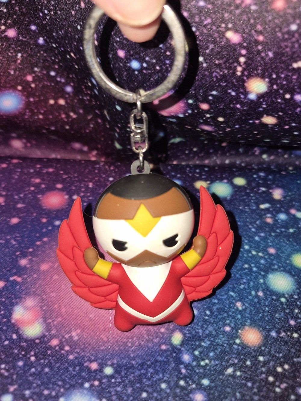 Disney Marvel Kawaii Art Collection Falcon Keychain Chibi Style